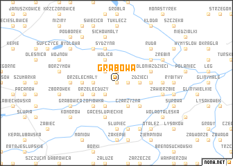 map of Grabowa