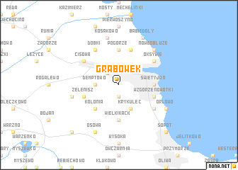 map of Grabówek