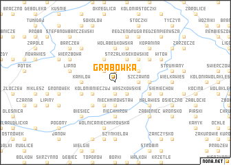 map of Grabówka