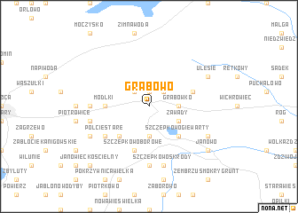 map of Grabowo