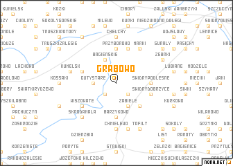 map of Grabowo