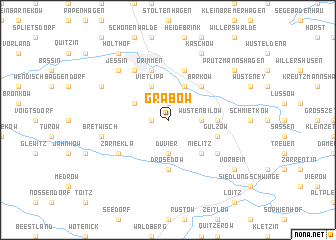 map of Grabow