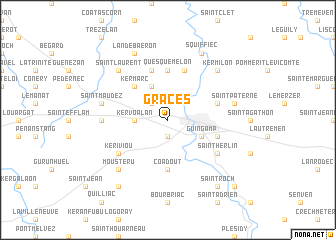 map of Grâces