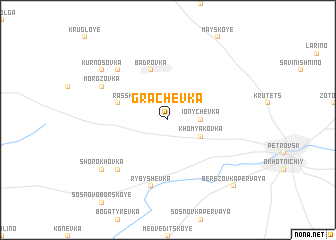 map of Grachëvka