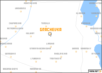 map of Grachëvka