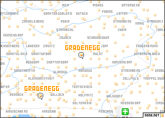 map of Gradenegg