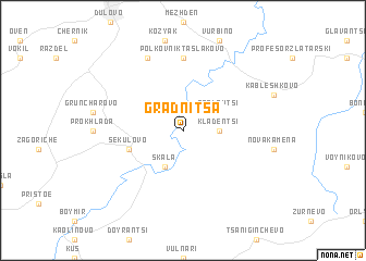 map of Gradnitsa