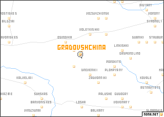 map of Gradovshchina