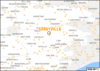 map of Gradyville