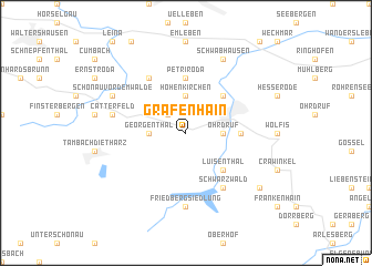 map of Gräfenhain