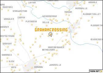 map of Graham Crossing