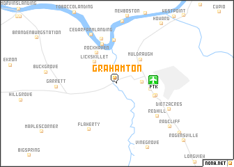 map of Grahamton