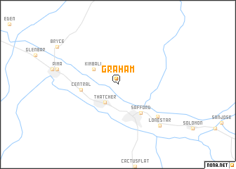 map of Graham