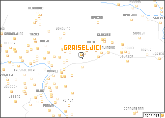 map of Graiseljići