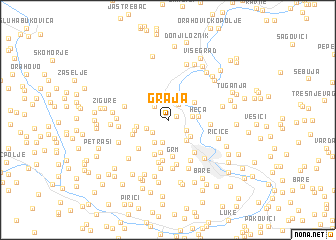 map of Graja