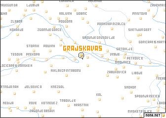 map of Grajska Vas