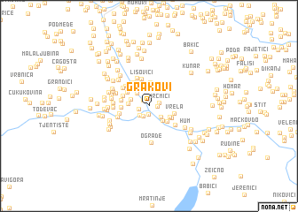 map of Grakovi