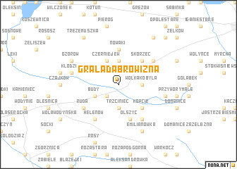 map of Grala Dąbrowizna