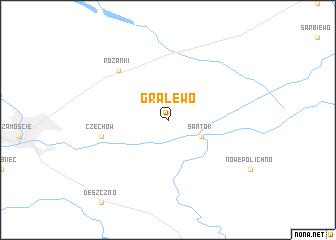 map of Gralewo