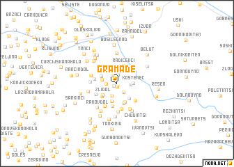 map of Gramađe