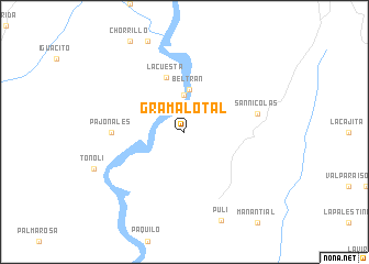 map of Gramalotal