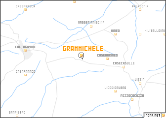 map of Grammichele