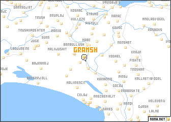 map of Gramsh