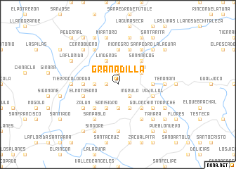 map of Granadilla