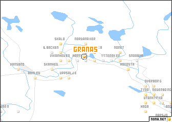 map of Grånäs