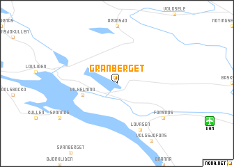 map of Granberget