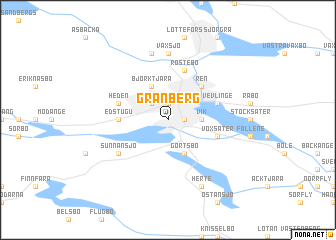 map of Granberg