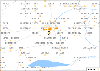 map of Gränby