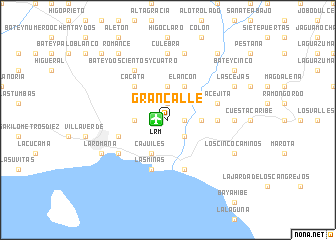 map of Gran Calle