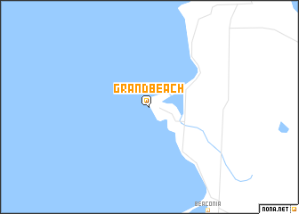 map of Grand Beach