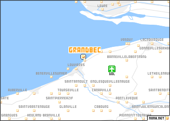 map of Grand Bec