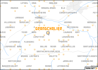 map of Grand Chalier