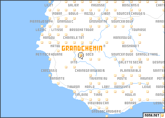 map of Grand Chemin