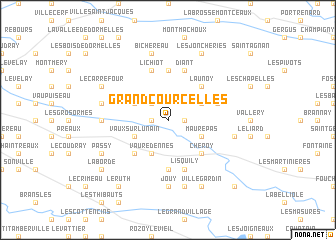 map of Grand Courcelles