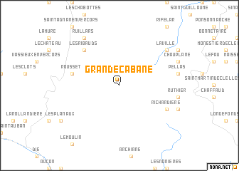 map of Grande Cabane