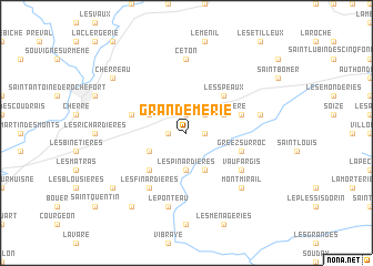 map of Grande Mérie