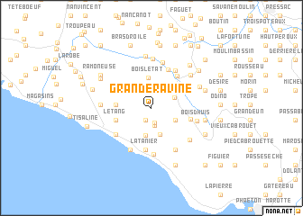 map of Grande Ravine