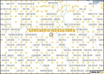 map of Grande Rivière du Nord