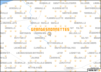map of Grandes Nonnettes