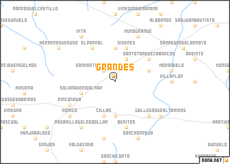 map of Grandes