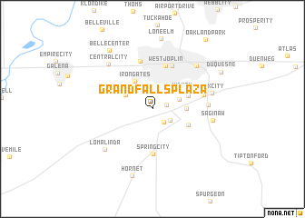 map of Grand Falls Plaza