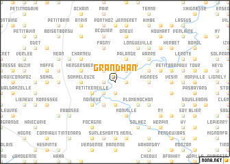 map of Grandhan