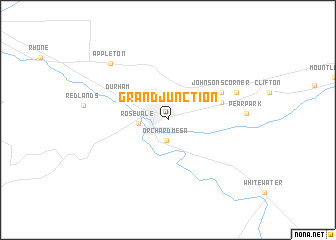 map of Grand Junction