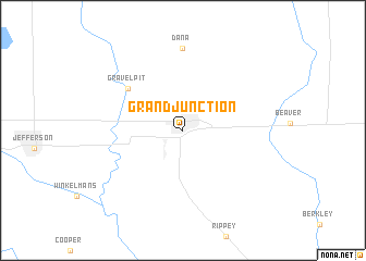 map of Grand Junction