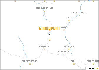 map of Grand Pont
