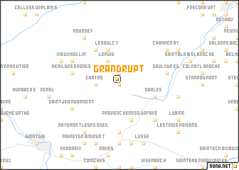 map of Grandrupt